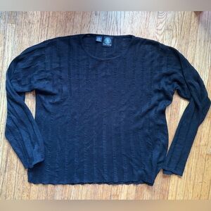 VINTAGE DKNY distressed knit